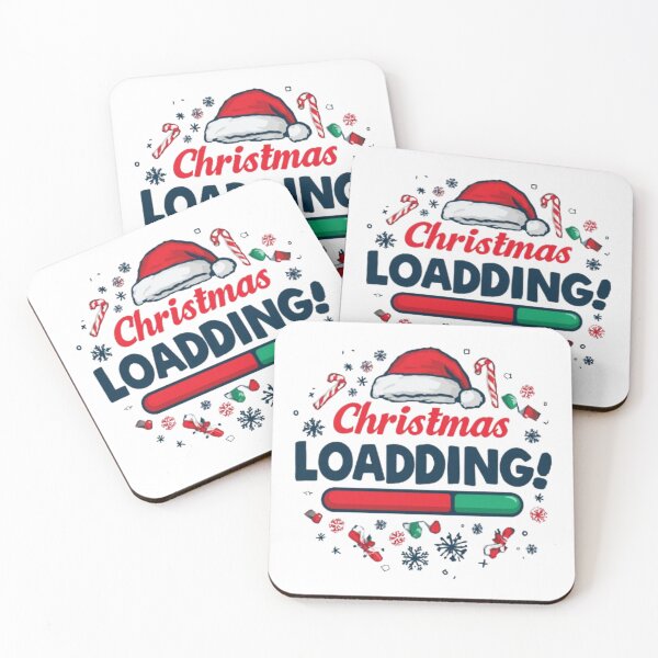 Item preview, Christmas Loading – Funny Holiday Progress Bar Design designed and sold by AlexLineArt.