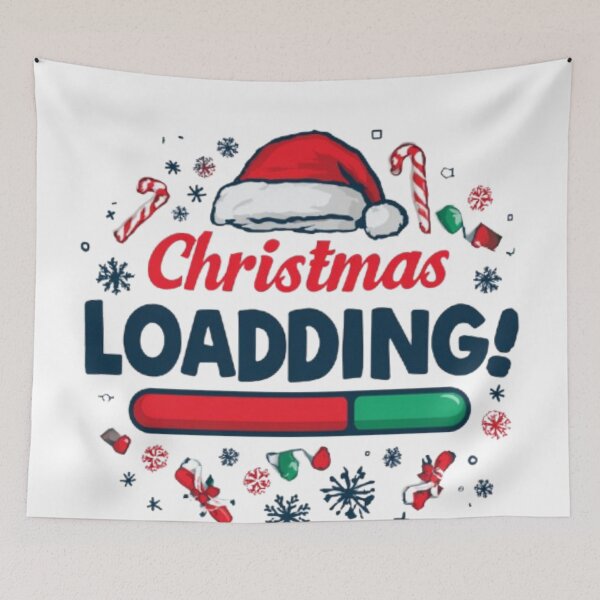 Item preview, Christmas Loading – Funny Holiday Progress Bar Design designed and sold by AlexLineArt.