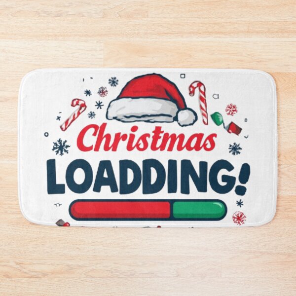 Item preview, Christmas Loading – Funny Holiday Progress Bar Design designed and sold by AlexLineArt.