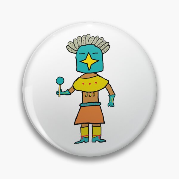 Item preview, Hopi Doll Blue Star Kachina designed and sold by Mark-Ewbie.