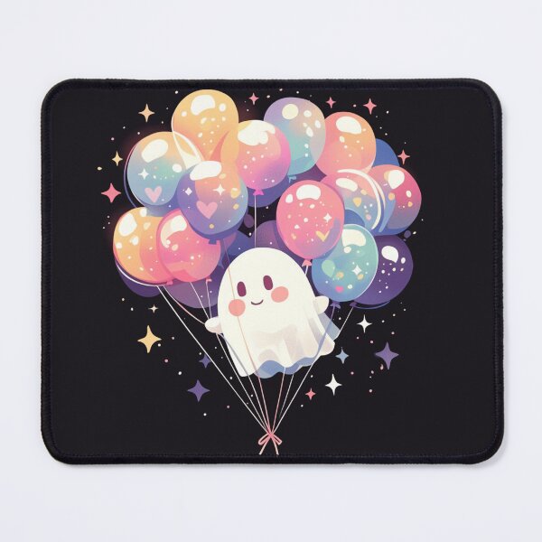 Item preview, Ghost with balloons designed and sold by MendaciousMina.
