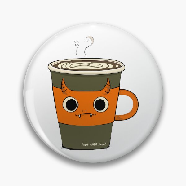 Item preview, Basic Witch Brew | Funny Coffee Demon Halloween Design designed and sold by idgafstudio.ch.