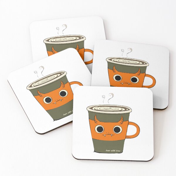 Item preview, Basic Witch Brew | Funny Coffee Demon Halloween Design designed and sold by idgafstudio.ch.