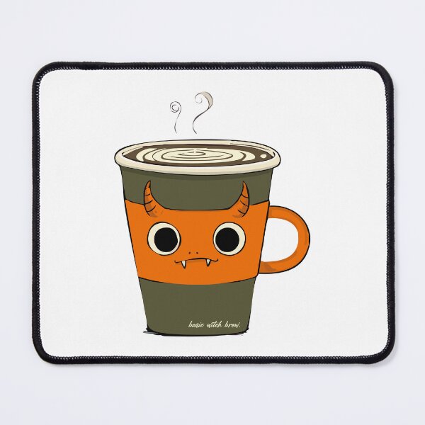Item preview, Basic Witch Brew | Funny Coffee Demon Halloween Design designed and sold by idgafstudio.ch.