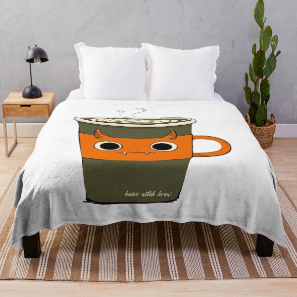 Item preview, Basic Witch Brew | Funny Coffee Demon Halloween Design designed and sold by idgafstudio.ch.