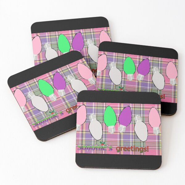 Item preview, Sapphics Greetings but with plaid designed and sold by lucey05.