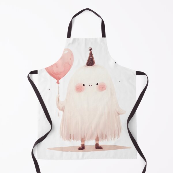 Item preview, Ghost with a heart balloon designed and sold by MendaciousMina.