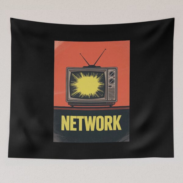 Item preview, Network — Mad As Hell Minimal Poster designed and sold by Enea Kelo.