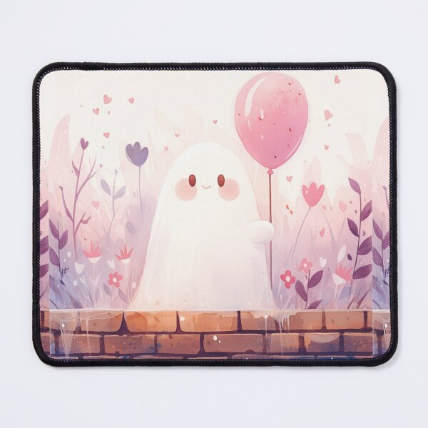 Item preview, Ghost with a balloon designed and sold by MendaciousMina.