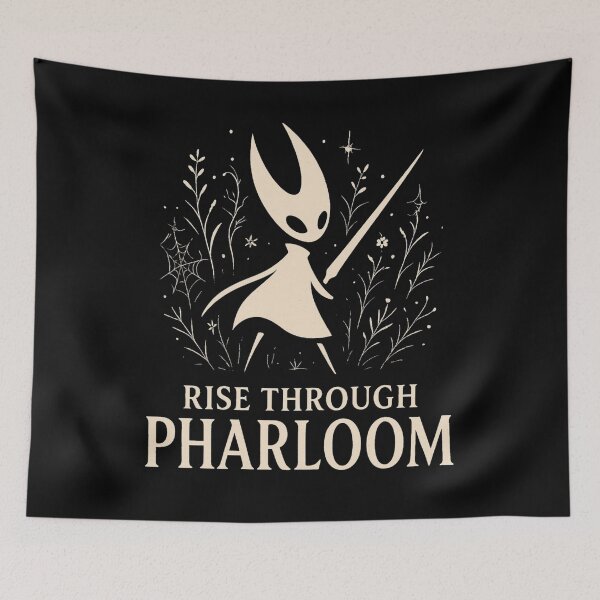 Item preview, Rise Through Pharloom – Silksong Inspired Silhouette Tee designed and sold by Mewra.