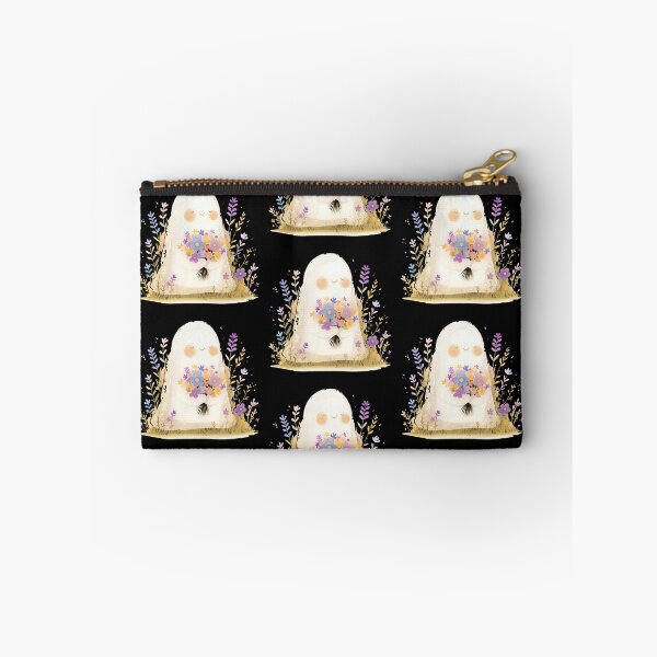 Item preview, Ghost with a bouquet of flowers designed and sold by MendaciousMina.
