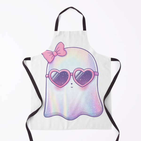 Item preview, Iridescent Ghost with heart shaped sunglasses designed and sold by MendaciousMina.