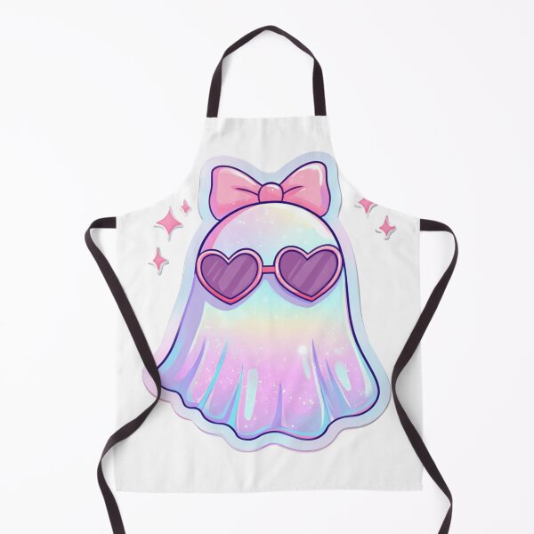 Item preview, Iridescent Ghost with heart shaped sunglasses designed and sold by MendaciousMina.