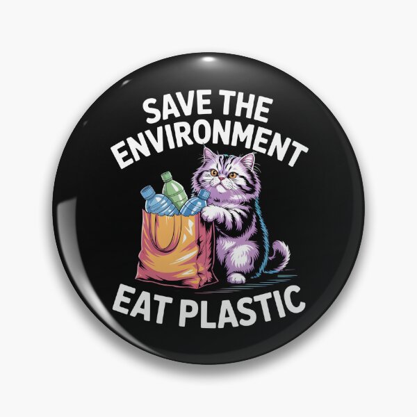 Item preview, Save The Environment Eat Plastic designed and sold by Pawel Oska.
