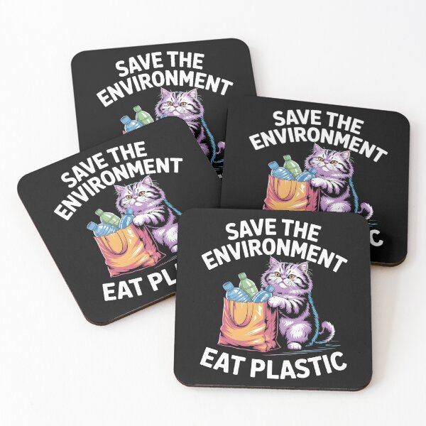 Item preview, Save The Environment Eat Plastic designed and sold by Pawel Oska.