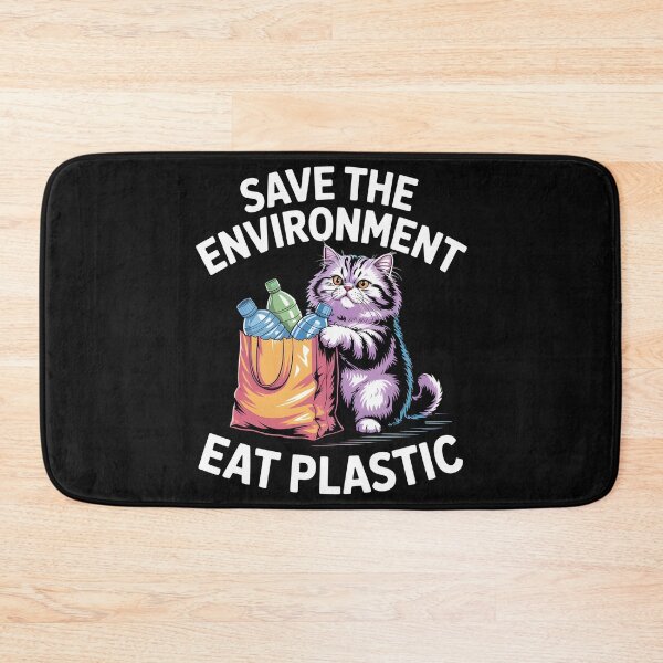Item preview, Save The Environment Eat Plastic designed and sold by Pawel Oska.