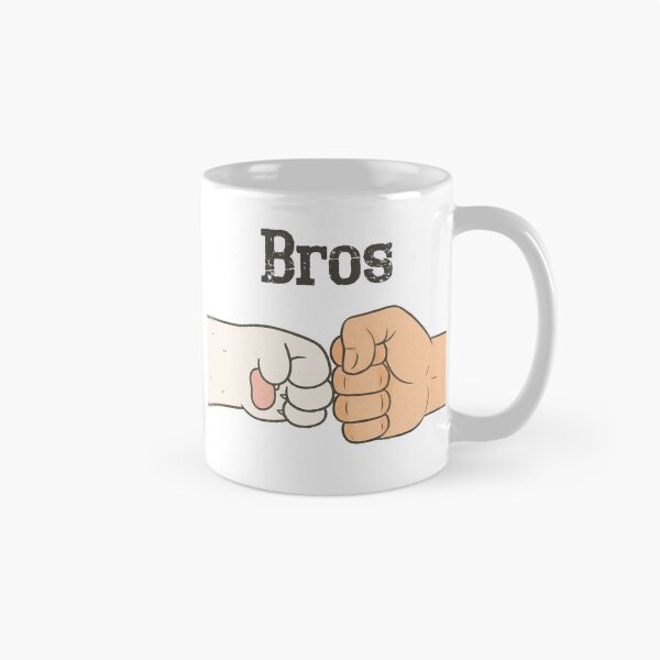 Item preview, Cat Bros - Human/Cat fist bump designed and sold by Whisker Me This.