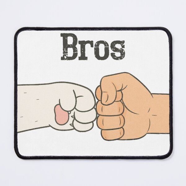 Item preview, Cat Bros - Human/Cat fist bump designed and sold by Whisker Me This.
