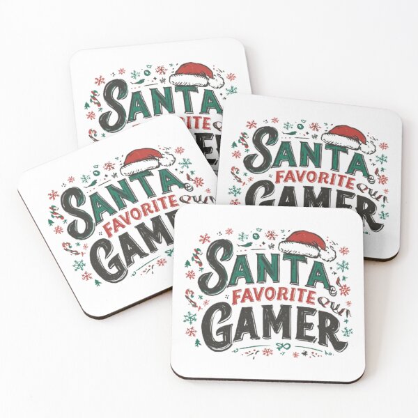 Item preview, Santa’s Favorite Gamer – Funny Christmas Gaming Design designed and sold by AlexLineArt.