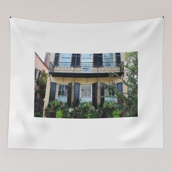 Item preview, Charming Balcony with Black Shutters designed and sold by Cynthia48.