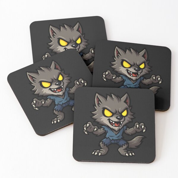 Item preview, Chibi Werewolf – Cute Halloween Monster designed and sold by Ahau Designs.