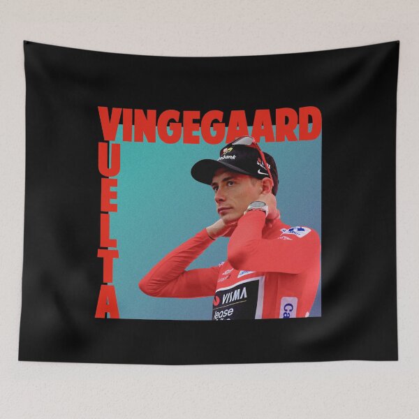 Item preview, Jonas Vingegaard La Vuelta 2025 Champion Red Jersey designed and sold by letitrip.