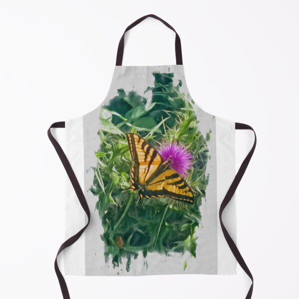 Item preview, Yellow butterfly with purple flower designed and sold by G7 Designs.