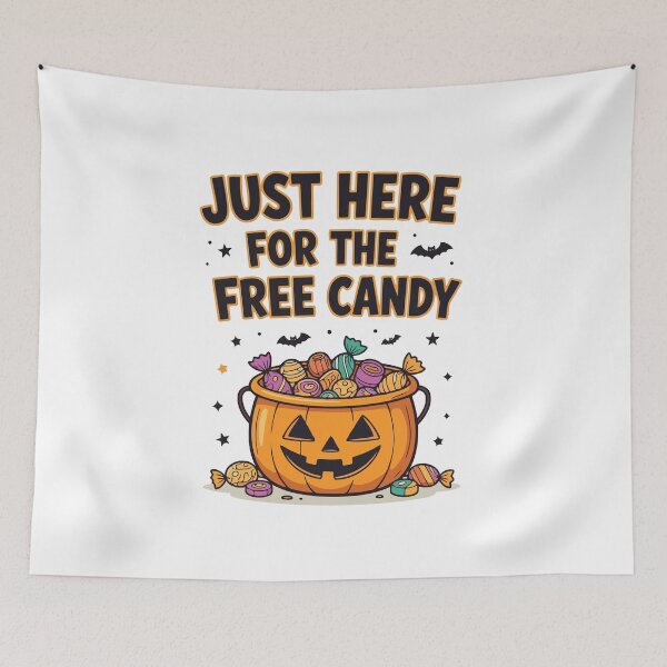Item preview, Halloween - Just Here For The Free Candy - #H0004 designed and sold by Vex Carver.