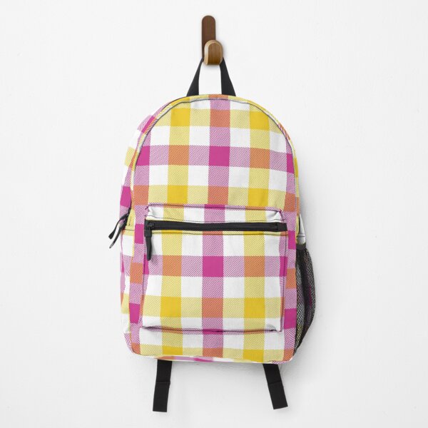 Aperçu de l'œuvre Plaid rose et or créée et vendue par Chinaberries.