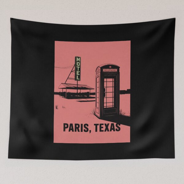Item preview, Paris, Texas — Motel Phonebooth Minimal designed and sold by Enea Kelo.