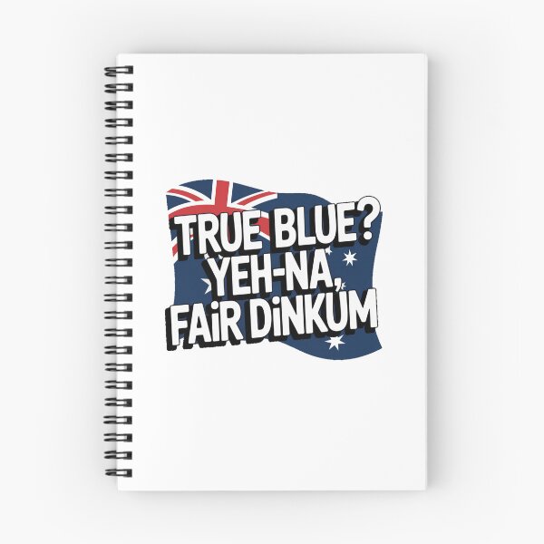 Item preview, True Blue Yeh-Na Fair Dinkum Aussie Flag Design designed and sold by stickercuffs.