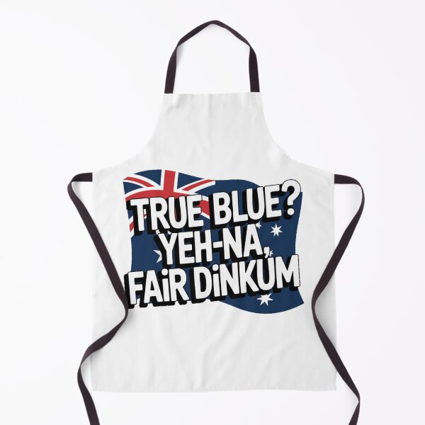 Item preview, True Blue Yeh-Na Fair Dinkum Aussie Flag Design designed and sold by stickercuffs.