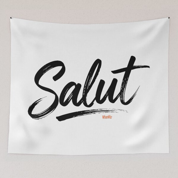 Item preview, Salut - Hello designed and sold by WhimWiz.