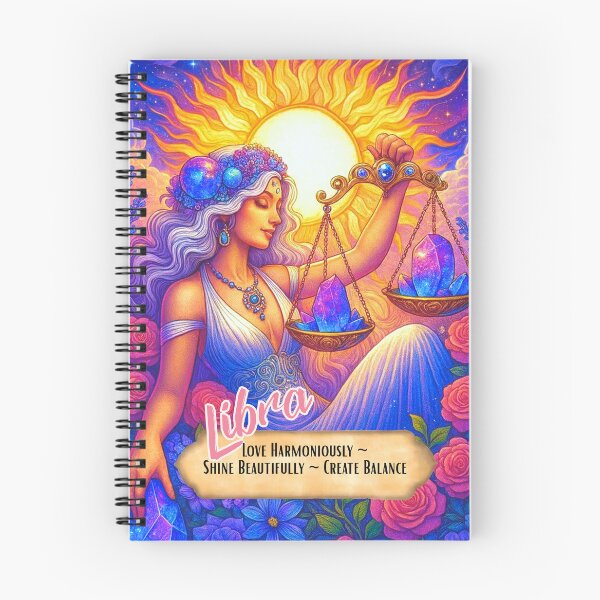 Item preview, Libra Zodiac Goddess – Crystal Scales Astrology Art designed and sold by Kjahli.
