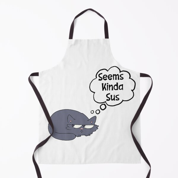 Item preview, Suspicious Cat, Seems Kinda Sus designed and sold by Petal & Flame.