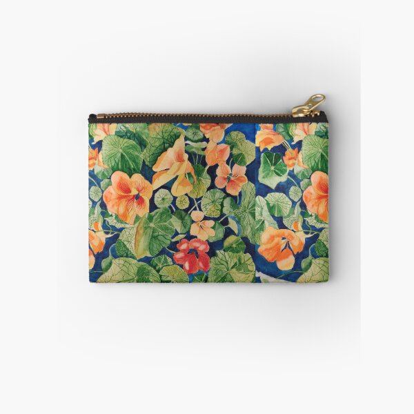 Item preview, Nasturtiums watercolour painting  designed and sold by esvb.