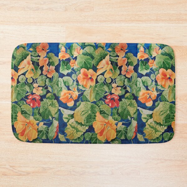 Item preview, Nasturtiums watercolour painting  designed and sold by esvb.
