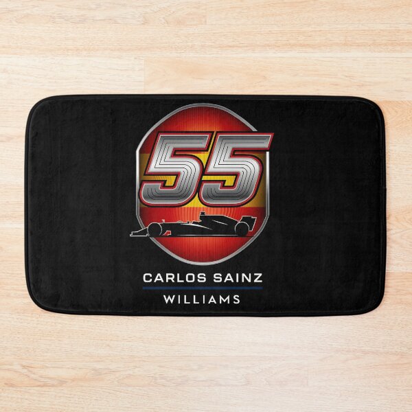 Artikelvorschau, Carlos Sainz 55 Spanisches Emblem F1 Auto entworfen und verkauft von Studio F1Grid.