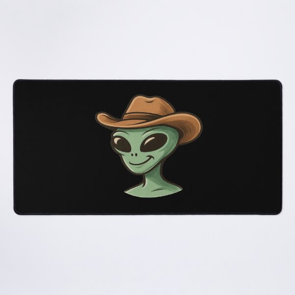 Item preview, Alien Wearing Cowboy Hat designed and sold by YourFavBuddy.