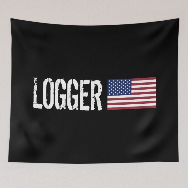 Item preview, Logger: Logger & American Flag designed and sold by Jared Davies.