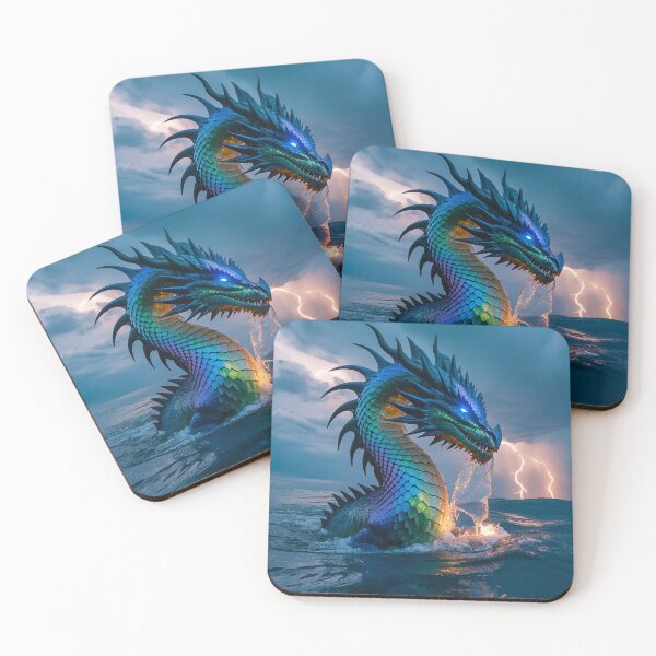 Item preview, Water Dragon in Storm designed and sold by AnGodeSign.