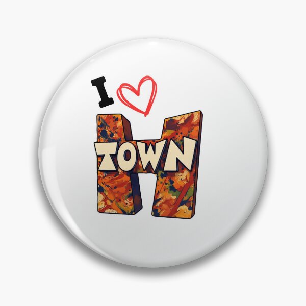 Item preview, I Heart H-Town Splatter designed and sold by TaftMcWhorter.