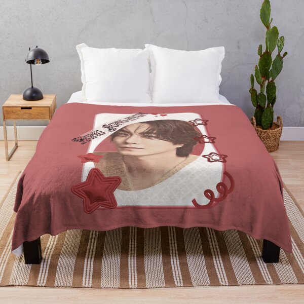 Item preview, Hong Jong-hyun Korean Actor Card Red Aesthetic Collage Design designed and sold by AJUNICE STUDIO.