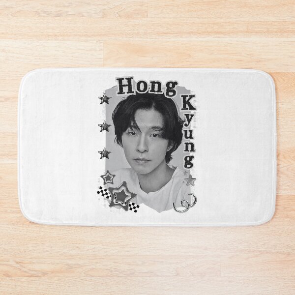 Item preview, Hong Kyung Korean Actor Black and White Collage Digital Art Portrait designed and sold by AJUNICE STUDIO.