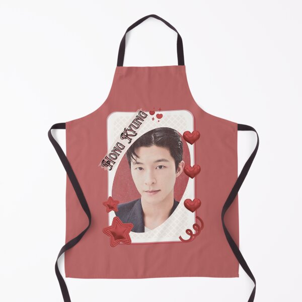 Item preview, Hong Kyung Korean Actor Card Red Aesthetic Collage Design designed and sold by AJUNICE STUDIO.