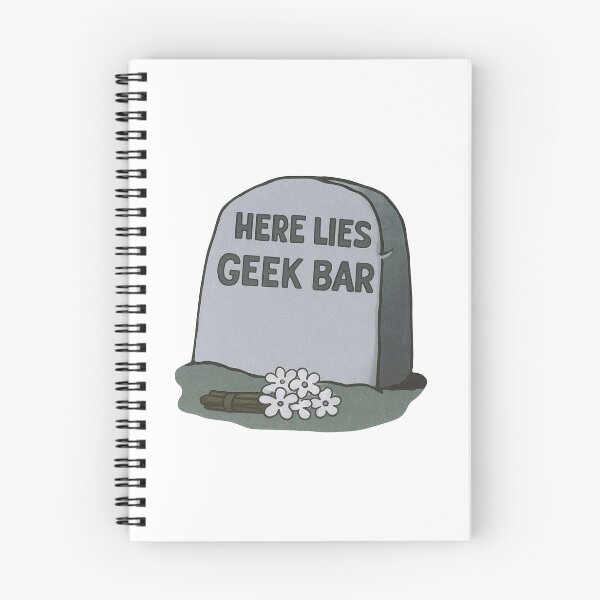 Item preview, Here lies geek bar  designed and sold by VultraVi.