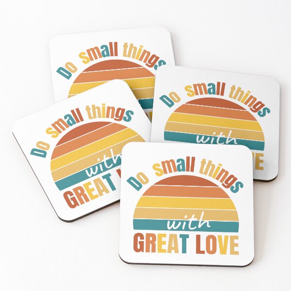 Item preview, Do Small Things With Great Love Retro designed and sold by lycreative.