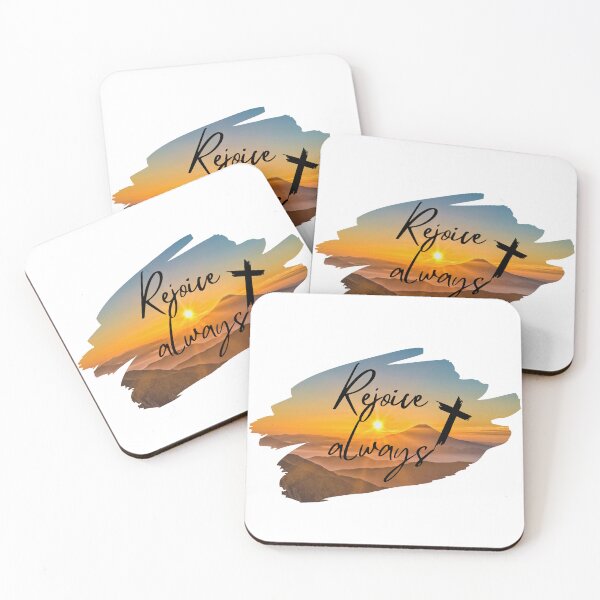 Item preview, Rejoice always. Christian Inspirational Quote. Bible Verse Art designed and sold by TheDreamAtelier.