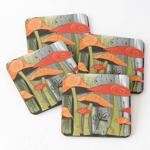Item preview, Haunted Fungi- A Whimsical Trippy Halloween Haunted Forest Full of Magic designed and sold by OlfactoART Studio.