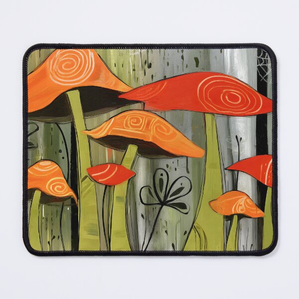Item preview, Haunted Fungi- A Whimsical Trippy Halloween Haunted Forest Full of Magic designed and sold by OlfactoART Studio.
